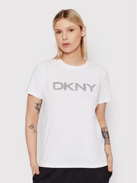 Футболка стандартного кроя Dkny Sport, белый