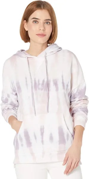 Худи Michael Stars Zion High-Low Hoodie in Fiji Wash Hermosa French Terry, цвет Orbit Combo