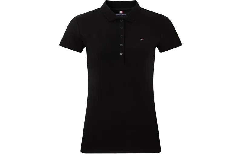 Женская рубашка-поло Tommy Hilfiger, цвет Black