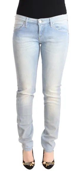 ACHT Jeans Голубые джинсовые брюки скинни из стираного хлопка с низкой талией W30 Рекомендуемая розничная цена 250 долларов США