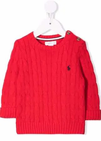 Ralph Lauren Kids джемпер фактурной вязки