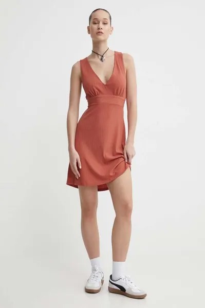 Платье Volcom, коричневый