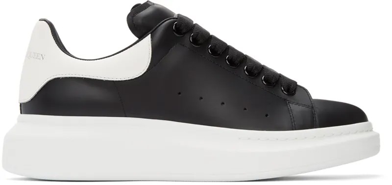 Черно-белые массивные кеды Alexander McQueen