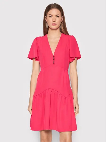 Коктейльное платье свободного кроя Rinascimento, розовый