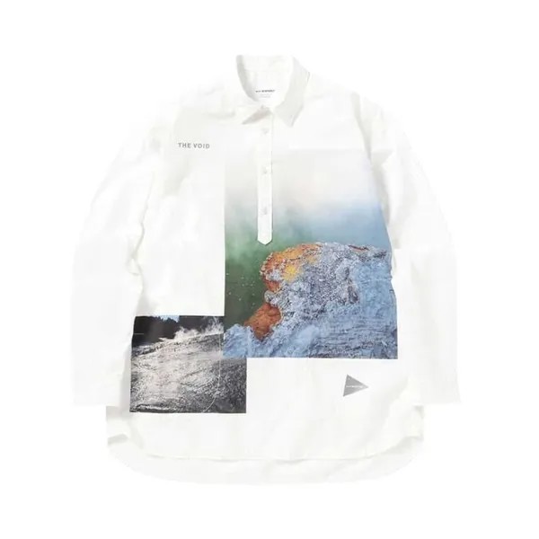 Рубашка And Wander The Void Cordura Shirt 'White', белый