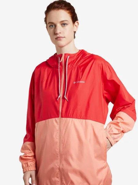 Ветровка женская Columbia Flash Forward Windbreaker, Plus Size, Красный