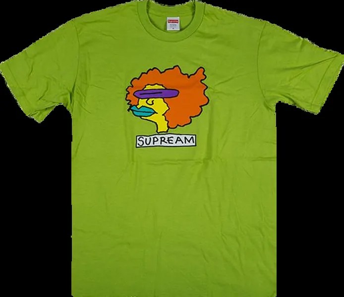 Футболка Supreme Gonz T-Shirt 'Lime', зеленый