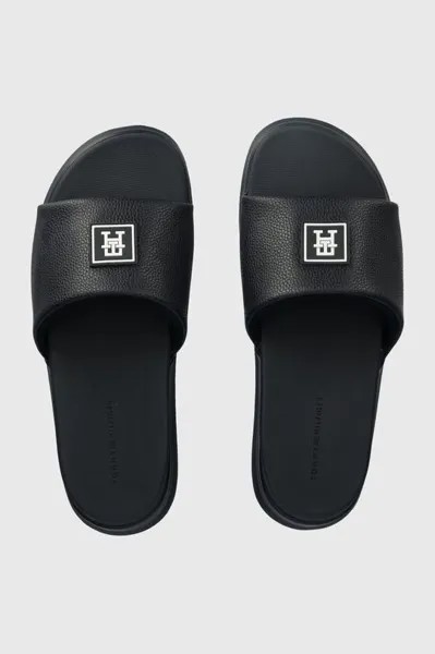 Шлепанцы DUAL DENSITY TH POOL SLIDE Tommy Hilfiger, темно-синий