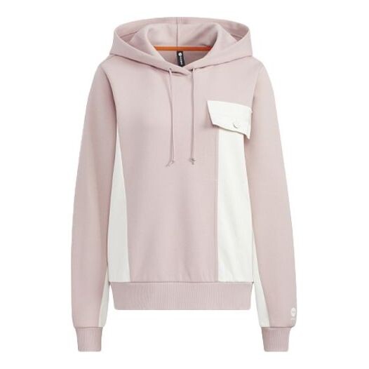 Толстовка с капюшоном neo hoodie Adidas, розовый