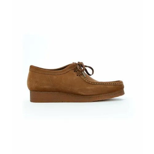 Полуботинки Clarks, размер 9, коричневый