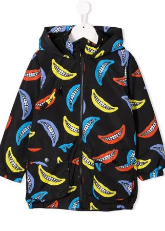 Stella McCartney Kids парка с принтом Smiles