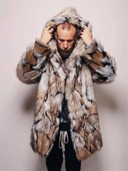 Мужская зимняя куртка свободного покроя, Повседневная теплая норковая шуба с длинным рукавом, пальто из искусственного меха оверсайз, нови...