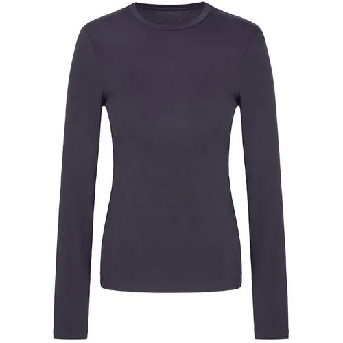 Лонгслив Max Mara, вискоза, размер l, синий