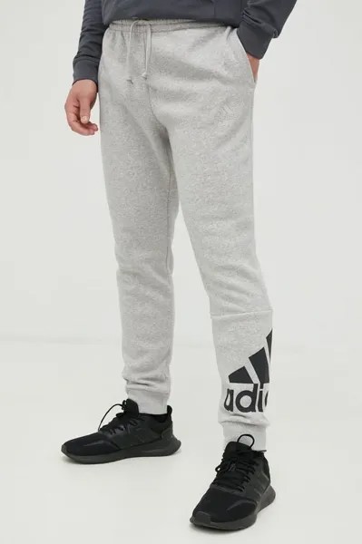 Джоггеры adidas, серый