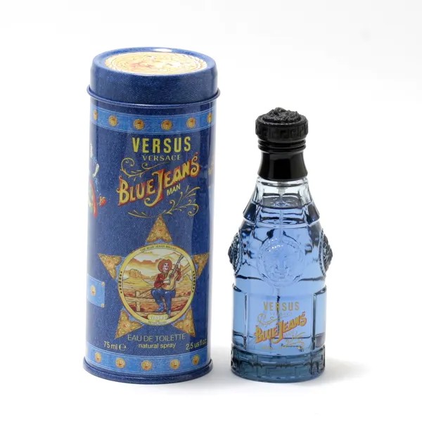 Мужские джинсы Versace Blue Jeans Byversace — спрей Edt, 2,5 унции