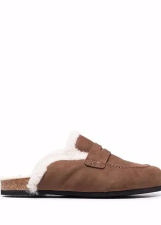 JW Anderson лоферы с подкладкой из овчины