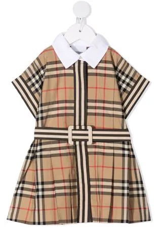 Burberry Kids платье в клетку Vintage Check