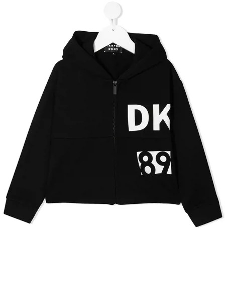 Dkny Kids худи на молнии с логотипом