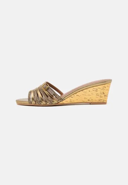 Высокие мюли PIERRA MID WEDGE Kurt Geiger London, цвет beige