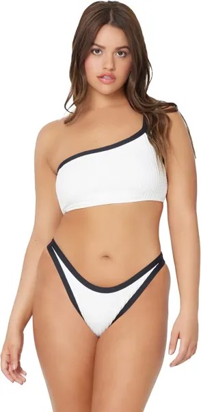 Плавки L*Space Luna Gingham Foley Bottom Bitsy, цвет Black/Cream