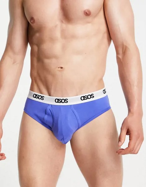 Синие трусы ASOS DESIGN-Голубой