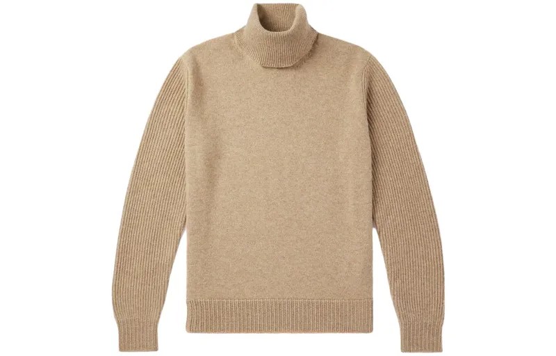 Свитер мужской коричневый Loro Piana, коричневый
