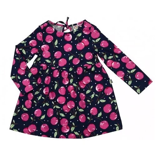 Платье Mini Maxi, размер 104, фиолетовый, розовый