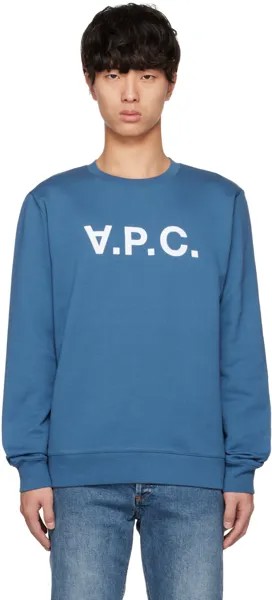 Синяя толстовка VPC A.P.C.