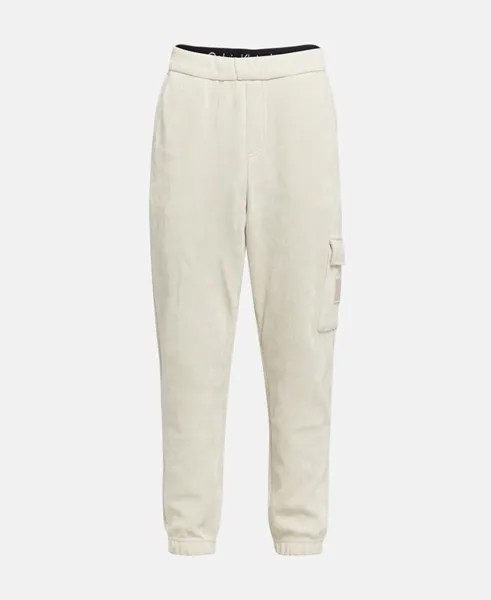 Спортивные штаны-карго Calvin Klein Jeans, экрю