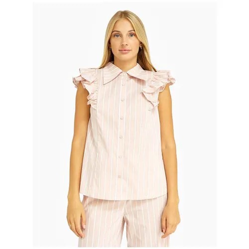 Блуза прямого кроя с рукавами воланы Isabelle Blanche RU 48 / EU 42 / L