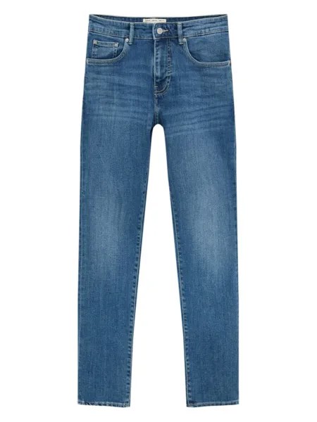 Джинсы скинни Pull&Bear, синий джинсовый