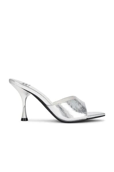 Мюли Jeffrey Campbell Agent, цвет Silver Metallic