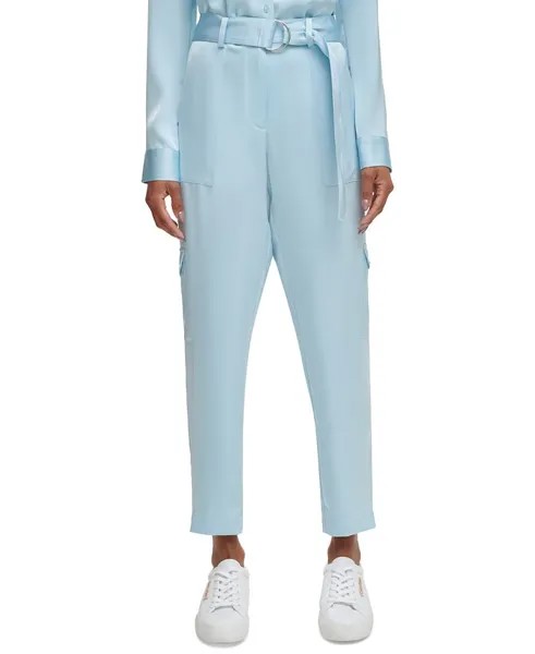 Женские брюки-карго с поясом Calvin Klein, цвет Cool