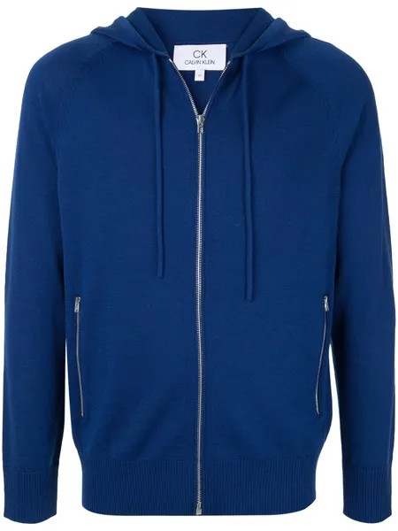 CK Calvin Klein трикотажное худи на молнии