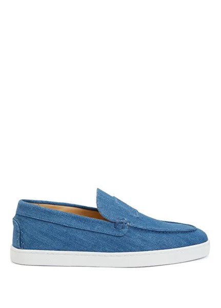 Джинсовые кроссовки Varsiboat Christian Louboutin, синий