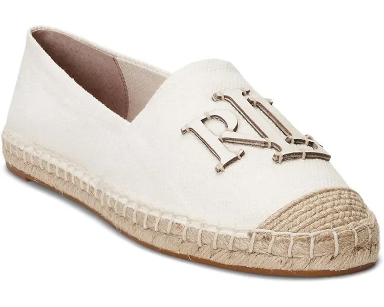 Лоферы LAUREN Ralph Lauren Cameryn Espadrile, цвет Soft White/Natural/Soft White