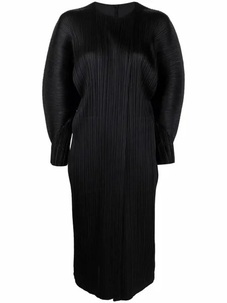 Pleats Please Issey Miyake плиссированное пальто