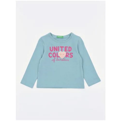 Лонгслив United Colors of Benetton для девочек 22A-3ATNG105X-33U-82