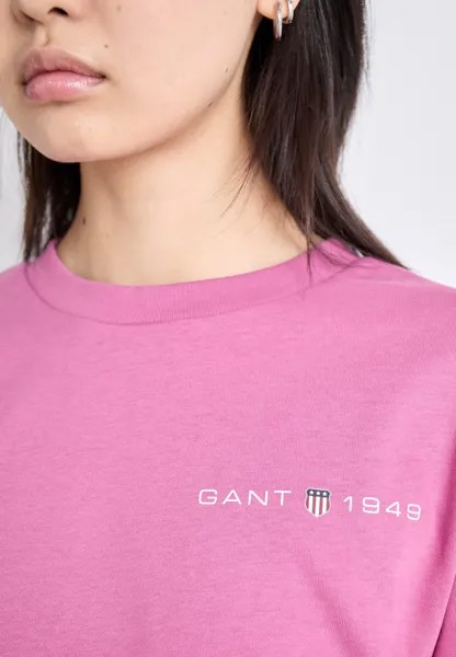 Свитер PRINTED GRAPHIC NECK GANT, цвет Dark Lavender