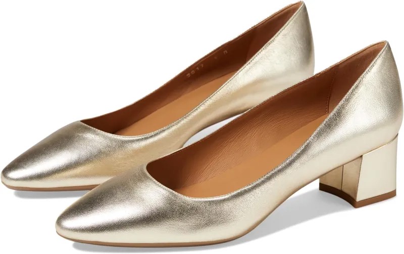 Туфли Pasha Metallic Leather Pump Aquatalia, цвет Platino