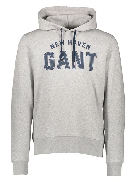 Толстовка Gant Hoodie, серый