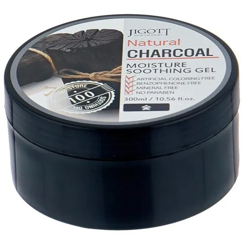 Гель для тела Jigott Natural Charcoal, 300 мл