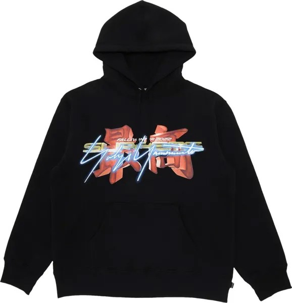 Толстовка Supreme x Yohji Yamamoto x TEKKEN Hooded Sweatshirt 'Black', черный