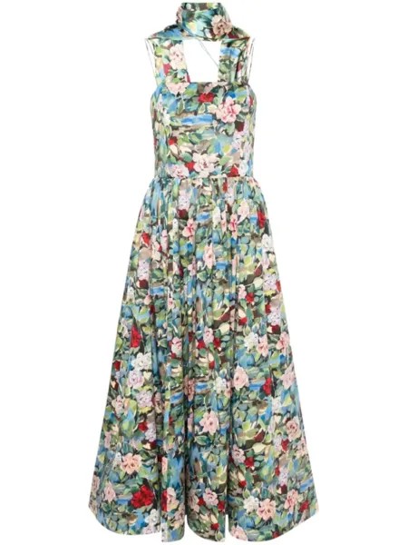 Alice + olivia платье Glynis на тонких бретелях, синий