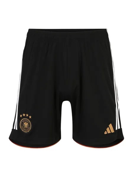 Обычные тренировочные брюки ADIDAS PERFORMANCE Germany 22 Home, черный
