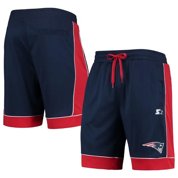 Мужские темно-красные модные шорты New England Patriots, любимые фанатами Starter