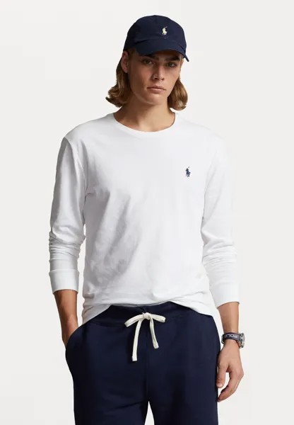 Футболка с длинным рукавом CLASSIC FIT LONG SLEEVE Polo Ralph Lauren, белая