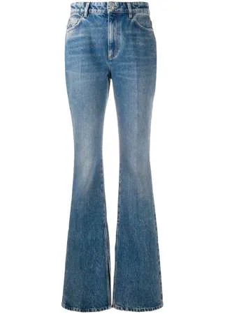 The Attico джинсы bootcut с завышенной талией