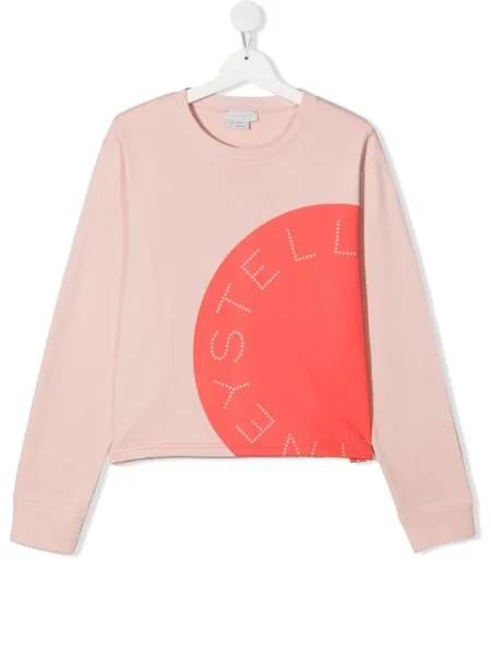 Stella McCartney Kids толстовка из органического хлопка с логотипом