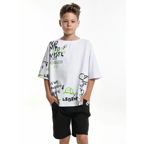 Футболка Mini Maxi, размер 128, белый